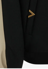 Valentino Zip-Up Track Jacket Black 9V3MF30FBGQ 9RA