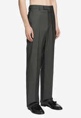 Valentino Wool Tailored Pants Gray 9V3RBN8625S 4H2