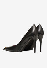 Valentino VLogo 105 Leather Pumps Black 9W2S0QD7YEA 0NO