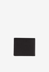 Valentino VLogo Signature Grained Leather Wallet Black 9Y2P0AP3UAG 0NO