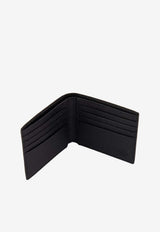 Valentino VLogo Signature Grained Leather Wallet Black 9Y2P0AP3UAG 0NO