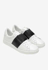 Valentino Open Royco Nappa Leather Sneakers White 9Y2S0N84BYA A01