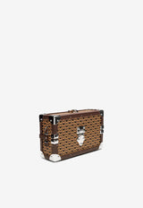 PINEL et PINEL Mini Malle Coated Canvas Box Bag Brown A-00847_BROWN