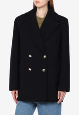 Anine Bing Glenn Double-Breasted Coat Black A-01-10453WO/R_ANINE-BLK1