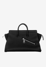 PINEL et PINEL XL Patti Taurillon Leather Travel Bag Black A-18-02990_BLACK