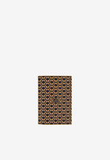 PINEL et PINEL Brooklyn Coated Canvas Monogram Passport Holder Multicolor A-19-04312_BROWN