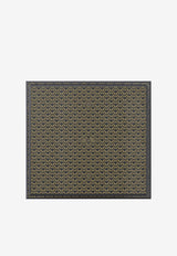 PINEL et PINEL Logo Monogram Cigar Humidor Brown A-20-05076_BROWN