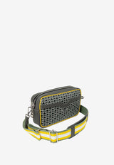 PINEL et PINEL Small Clyde Coated Canvas Shoulder Bag Multicolor A-20-05261_BLACK