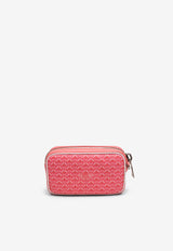 PINEL et PINEL XS Clyde Coated Canvas Monogram Shoulder Bag Pink A-20-05263_PINK