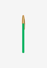 PINEL et PINEL Grained Leather BIC Pen Green A-20-05279_MINT