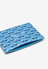 PINEL et PINEL Pop 3C Coated Canvas Monogram Cardholder Blue A-20-05310_BLUE