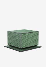 PINEL et PINEL Logo Monogram Cigar Humidor Emerald A-21-05963_EMERALD