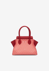 PINEL et PINEL XS Patti Coated Canvas Monogram Tote Bag Red A-22-06149_RED