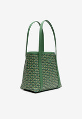 PINEL et PINEL XS Colette Coated Canvas Monogram Tote Bag Emerald A-22-06414_EMERALD