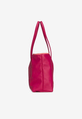 PINEL et PINEL Medium Colette Calf Leather Tote Bag Fuchsia A-22-06426_FUCHSIA