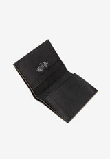 PINEL et PINEL Pipo 2C Grained Leather Cardholder Black A-22-06467_BLACK