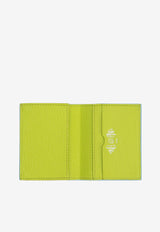 PINEL et PINEL Pipo 2C Grained Leather Cardholder Pistachio A-22-06470_PISTACHIO