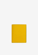 PINEL et PINEL Pipo 2C Grained Leather Cardholder Yellow A-22-06476_YELLOW