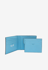 PINEL et PINEL Manhattan 7C Bi-Fold Wallet Light Blue A-22-06482_LIGHT BLUE