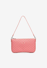 PINEL et PINEL Noemie Coated Canvas Shoulder Bag Pink A-22-06496_PINK