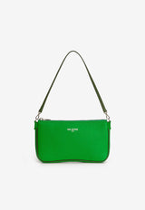 PINEL et PINEL Noemie Taurillon Leather Shoulder Bag Green A-22-06500_GREEN