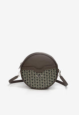 PINEL et PINEL Gloria Coated Canvas Shoulder Bag Black A-22-06533_BLACK