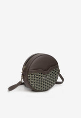 PINEL et PINEL Gloria Coated Canvas Shoulder Bag Black A-22-06533_BLACK