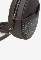 PINEL et PINEL Gloria Coated Canvas Shoulder Bag Black A-22-06533_BLACK