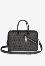 PINEL et PINEL Medium Bombay Zip Coated Canvas Duffle Bag Black A-22-06650_BLACK