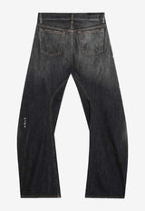 Acne Studios Distressed Faded Jeans Black A00515CO/R_ACNE-900