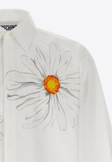 Moschino Margherite Long-Sleeved Shirt White A0220 0235 1001