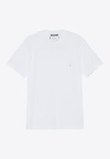 Moschino Goose Embroidery T-shirt White A0714 0241 1001