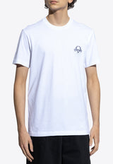 Moschino Logo Print Crewneck T-shirt White A0718 0241 1001