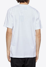 Moschino Laurel Crown Print T-shirt White A0721 0241 1001