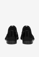 Dolce & Gabbana Leather Derby Lace-Up Shoes Black A10793 A1037 80999