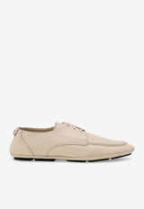 Dolce & Gabbana Deerskin Derby Shoes Beige A10822 A8034 80738