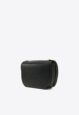 Karl Lagerfeld Leather Chain Crossbody Bag Black A1W30445_BLACK