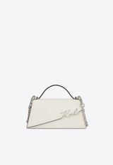 Karl Lagerfeld Slim K/Signature Crossbody Bag Off-white A1W30458_OFF-WHITE