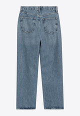 Agolde Straight-Leg Faded Jeans Blue A2081535/Q_AGOLD-FRWA