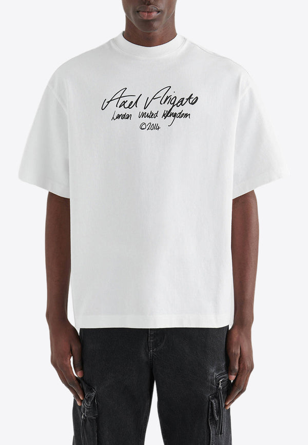 Axel Arigato Essential Logo Print T-shirt A2223002WHITE