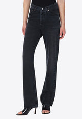 Agolde Kelly Straight Jeans Black A2291157/R_AGOLD-DBC