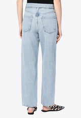 Agolde Washed Straight-Leg Jeans Blue A2491601/R_AGOLD-SLLB