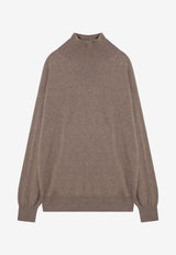 Auralee Cashmere High-Neck Sweater Brown A24AP03BCWS/P_AURA-NB