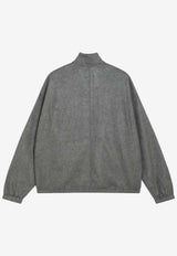 Auralee Silk-Yarn Fleece Sweatshirt Gray A25AP02SFSI/R_AURA-TG