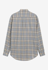 Auralee Checked Wool Long-Sleeved Shirt Multicolor A25AS01WNWO/R_AURA-LB