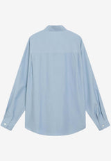 Auralee Essential Long-Sleeved Shirt Light Blue A25AS02TNCO/R_AURA-BL