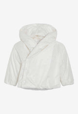 Teddy & Minou Babies Hooded Puffer Jacket White A25TGM0003N0068NY/R_TEDDY-102