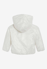 Teddy & Minou Babies Hooded Puffer Jacket White A25TGM0003N0068NY/R_TEDDY-102