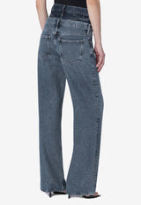 Agolde Elson Double Waistband Jeans Blue A2971206/S_AGOLD-PNPOR