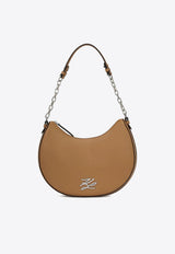 Karl Lagerfeld K/Autograph Moon Shoulder Bag Caramel A2W30019_CARAMEL